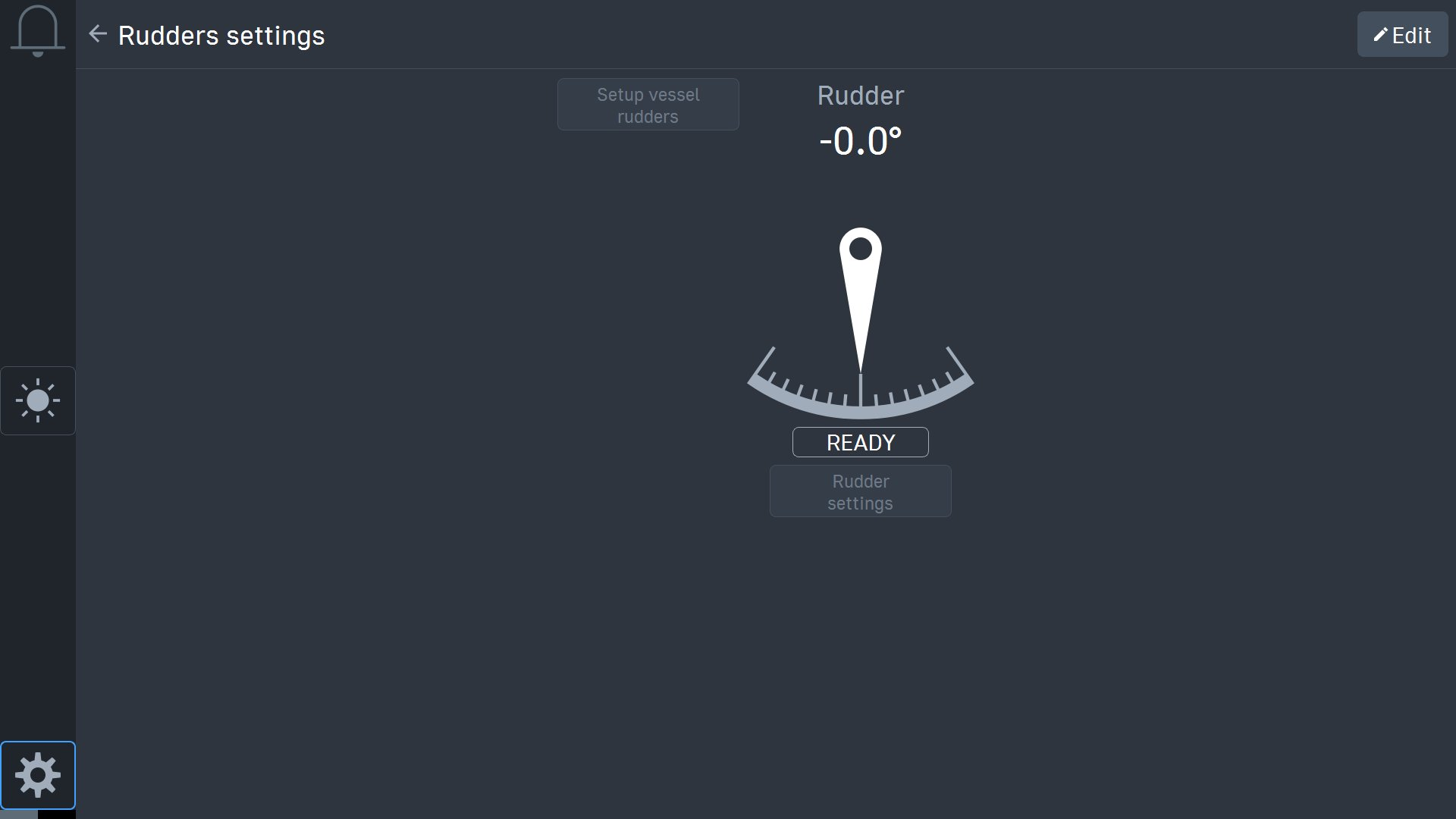 Aasyn Core rudder settings